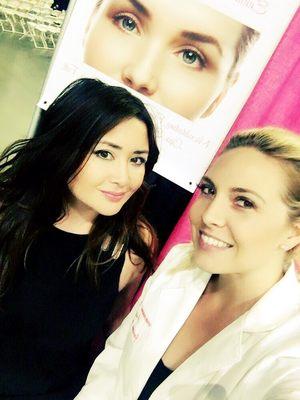 At the Ultimate Women's Beauty Expo in LA