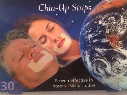 FDA cleared Chin-Up Strips to stop mouth breathing snoring and oral venting with Cpap.
chinupstrip.com