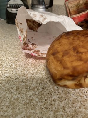 This is my Boston Cream Donut....