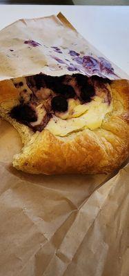 Blueberry cheese danish