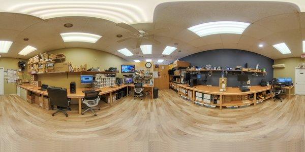 360 view of back shop