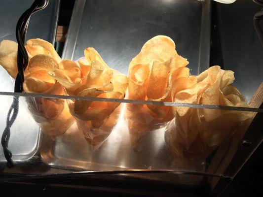 Fresh potato chips