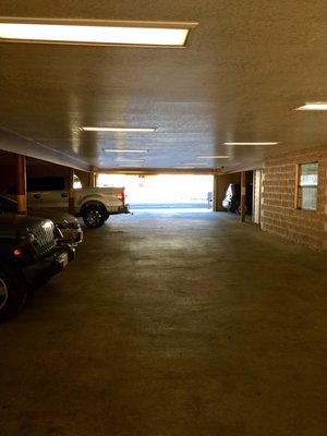 Garage hallway....