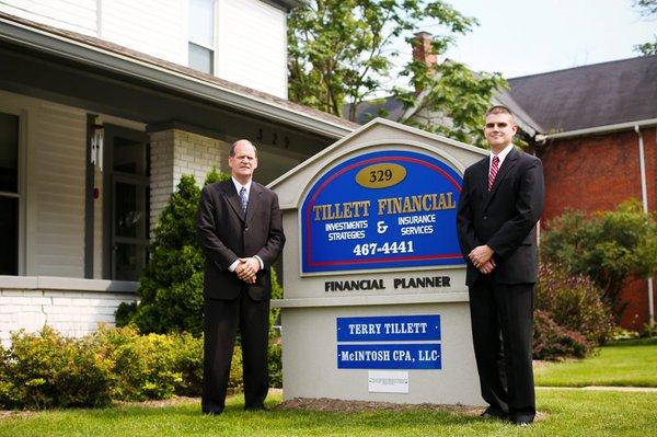 Our sign at the corner of Lincoln and State Street in Greenfield.