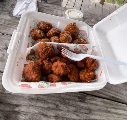 The 20 Pack Wings with 2 dipping  Sauces Combo