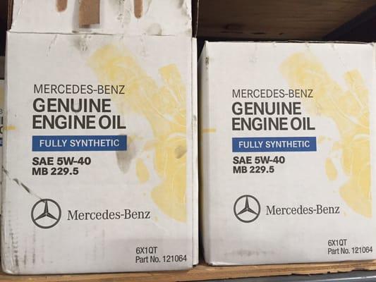 Mercedes engine oil can't go wrong for your car