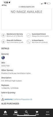 Demonstrating part number compatibility