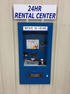 24hr rental/payment kiosk