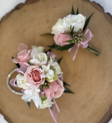 Prom corsages and boutonnieres by Westford Florist