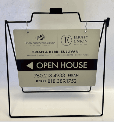 Real Estate Open House
Directional Signs