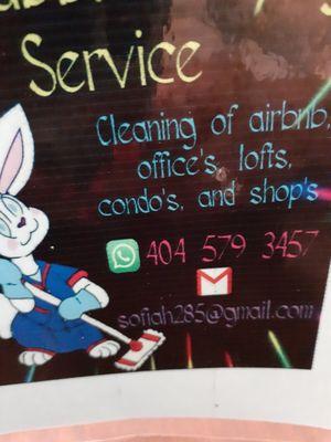 Cleaning services for homes,offices and more.