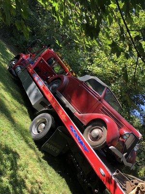 Towing our family Ford