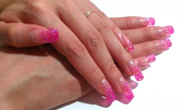 Gel in Pink polish designer