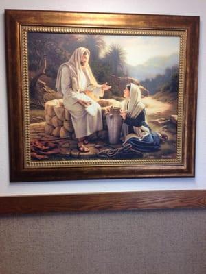 I love to look at the painting of The Savior ministering.