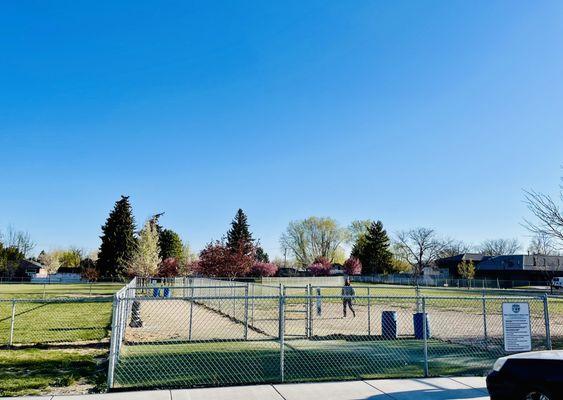 Entry to Baxter's dog park