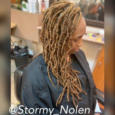 Individual crochet locs