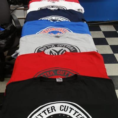 Butter Cutters T Shirts  $20 &  $25 .  8 colors.  Size medium  to 4x