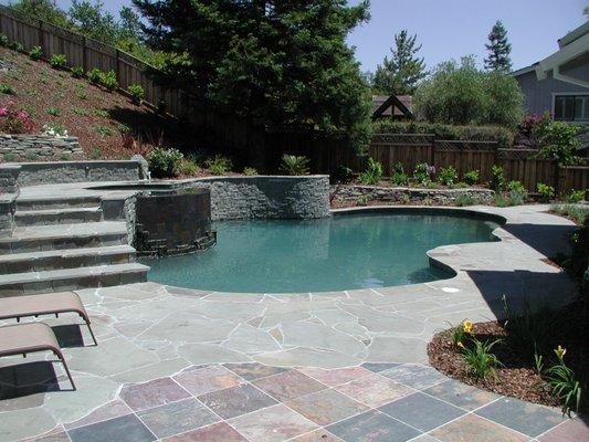 One of the pools we built.