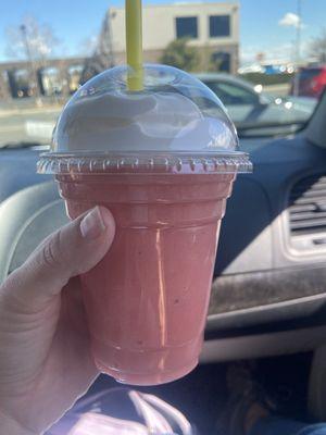 Small smoothie with whip