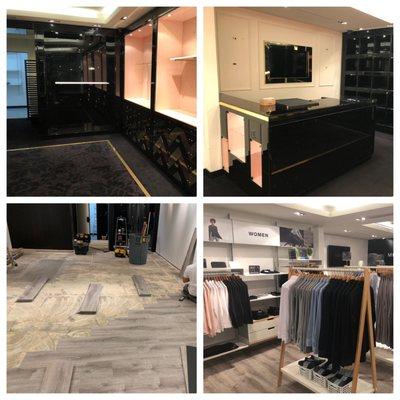 full build out of Ministry Of Supply clothing store in Phipps Plaza