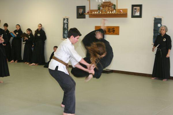 Dean at his Jr. Shodan Test.