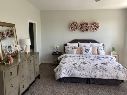 Master bedroom that's a sanctuary.