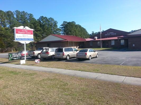 E.. J. Hines Baptist Center, in what was originally Onslow Academy.