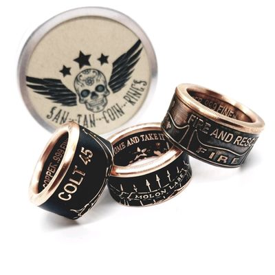 San Tan Coin Rings