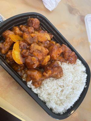 Orange Chicken xtra spicy