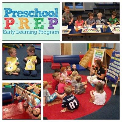 Preschool Prep 2.5 hour drop off program ages 3-5yrs.