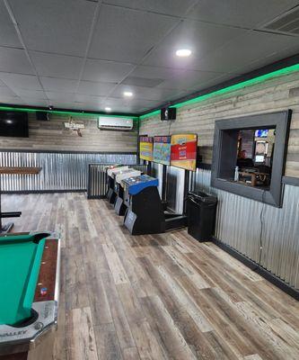 All new games and Pool Tables!