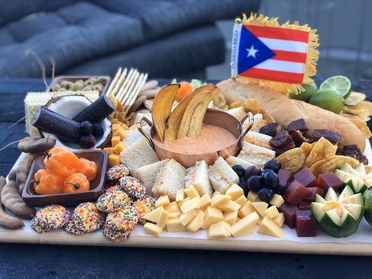 #TablaBoricua  some of the most traditional yummy foods from Puerto Rico all on one platter :)