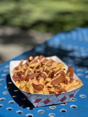 Hot dog fries ~ crazy good!