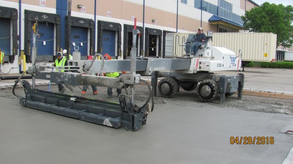 Parking Lot Project using Laser Screed Technology