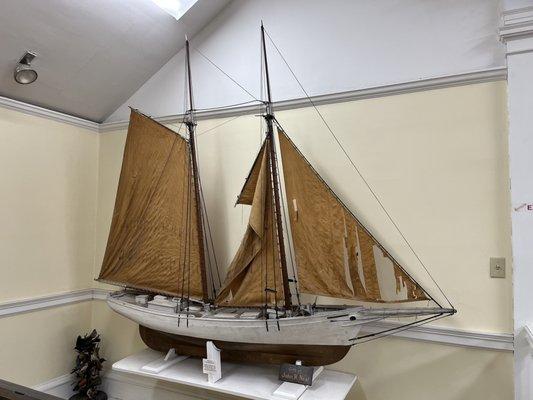 Ship in the museum