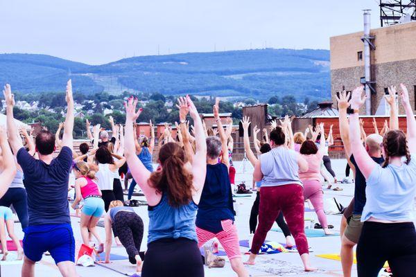 Jaya Yoga's 11th Yoga on the Roof 2024