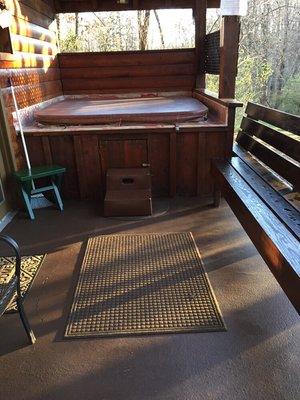 One of the Hot Tubs!   Whitewater Country