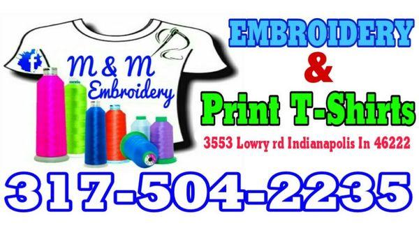 Embroidery and Print T-Shirts