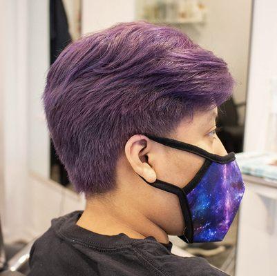 Single Process Hair Coloring