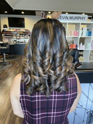 Balayage Caramel color