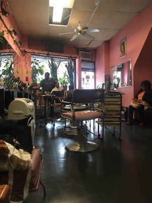 Sunday at the salon