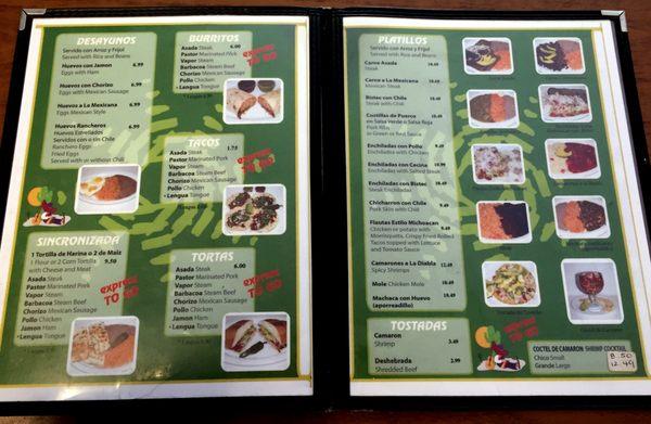 Menu Pic 2 of 2