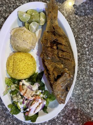 Red Snapper plate (medium fish)