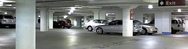 Commercial Parking Garage Pressure Washing and Sweeping.