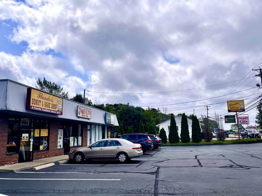 Parking lot and plaza