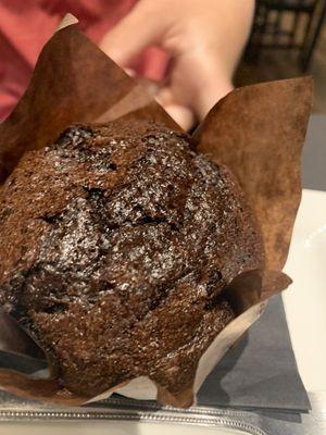 Double chocolate muffin