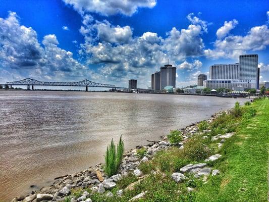 The Mississippi River is 2,340 miles long.