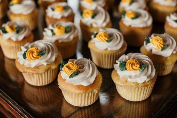 Lemon Wedding Cupcakes