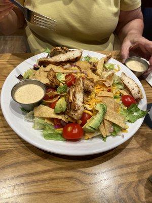 Santa Fe Blackened chicken salad Very fresh