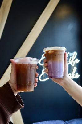 Spring menu drinks in full bloom